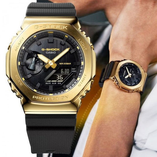 New G SHOCK GM2100 BLACK & GOLD