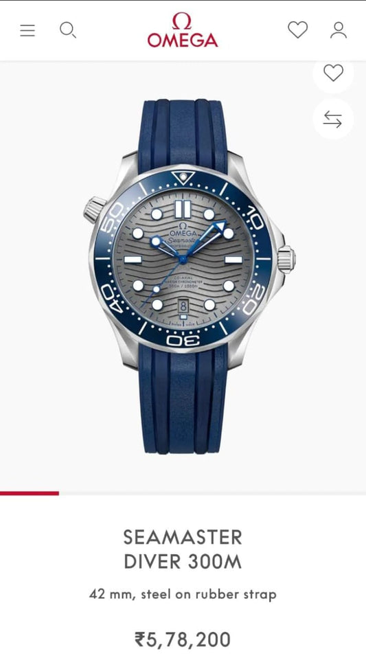 Om.ega seamaster Diver 300M