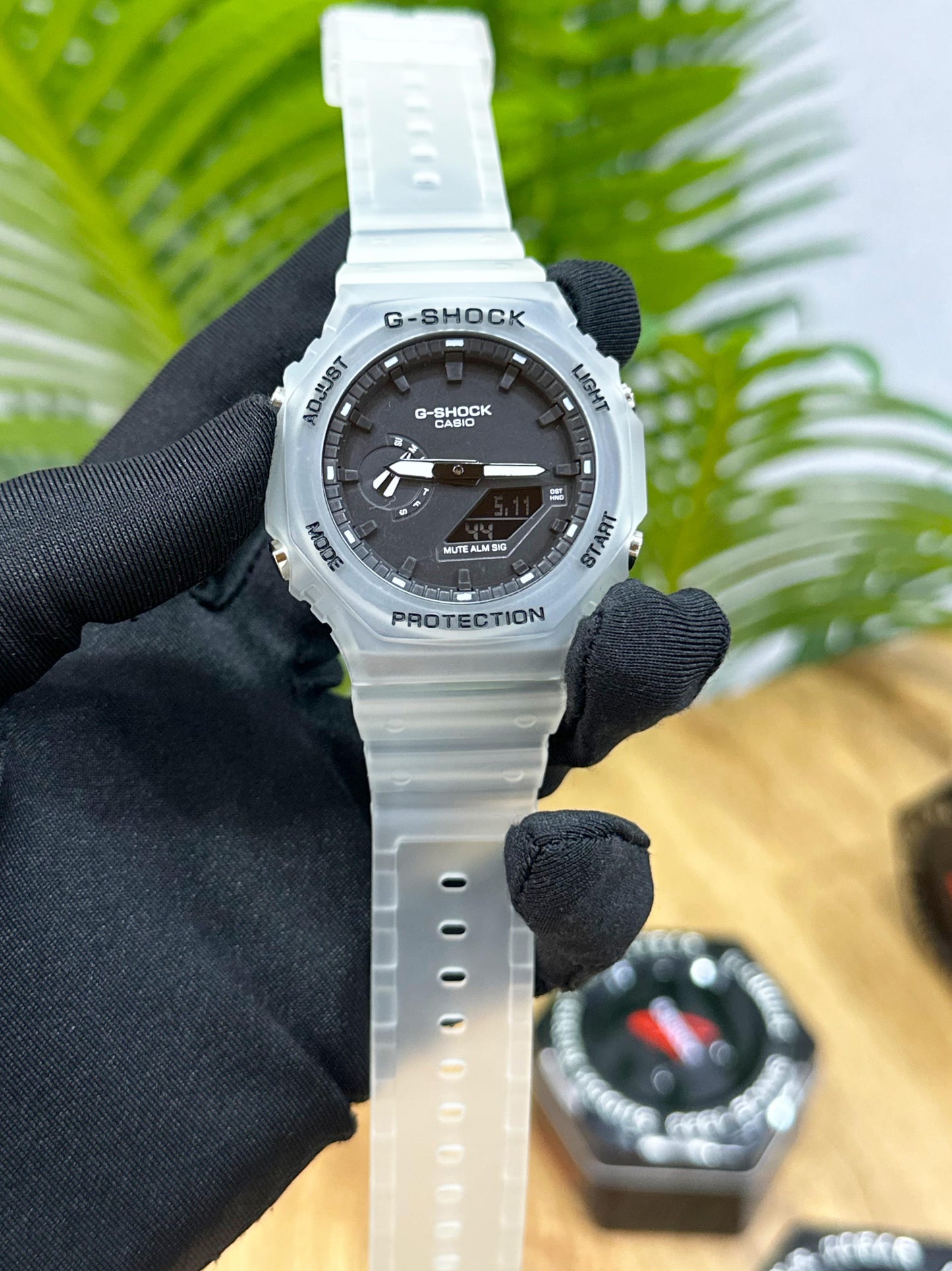 NEW G-SHOCK GA2100 TRANSPARENT BLACK