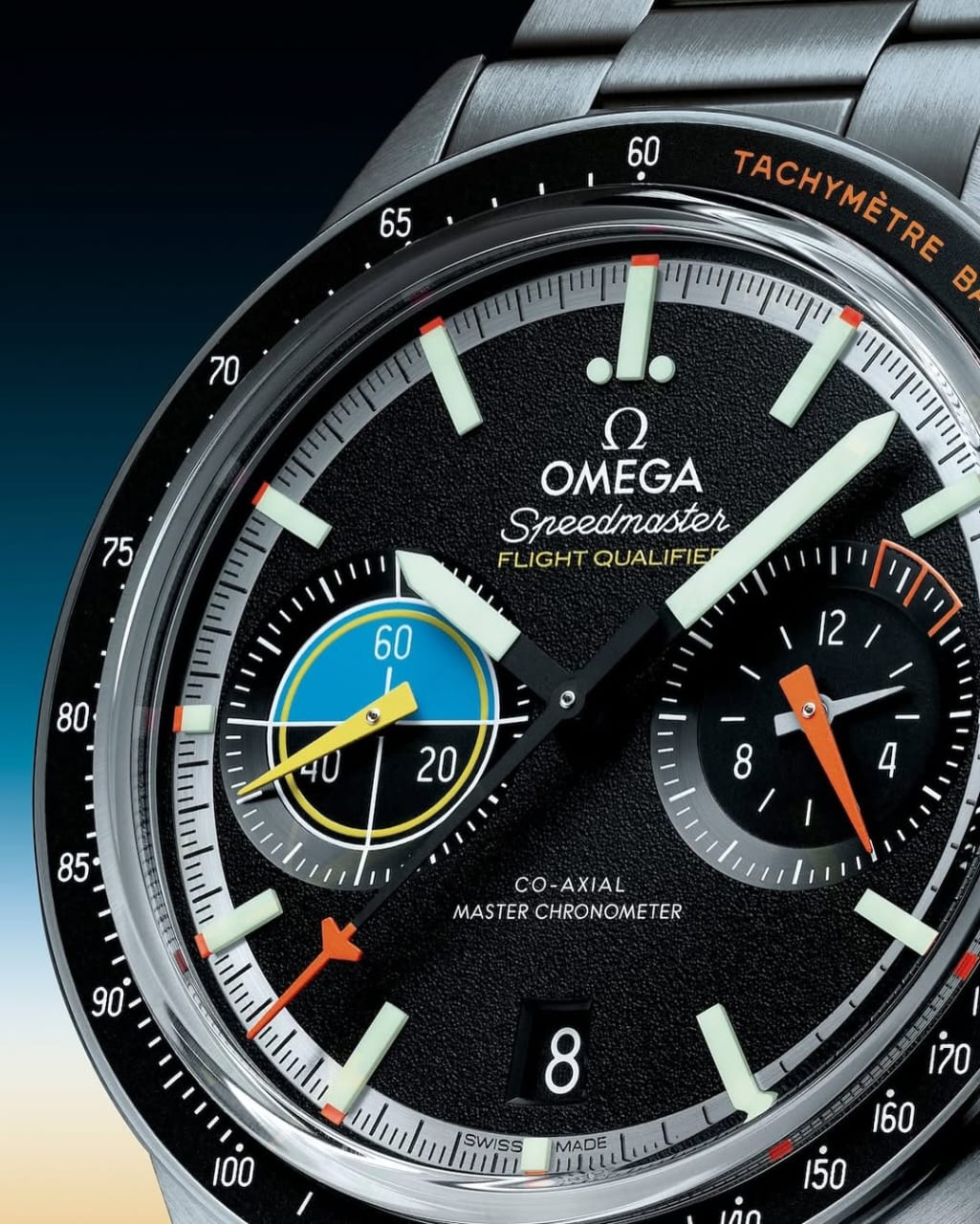 Om.ega Speedmaster Pilot Two Countries