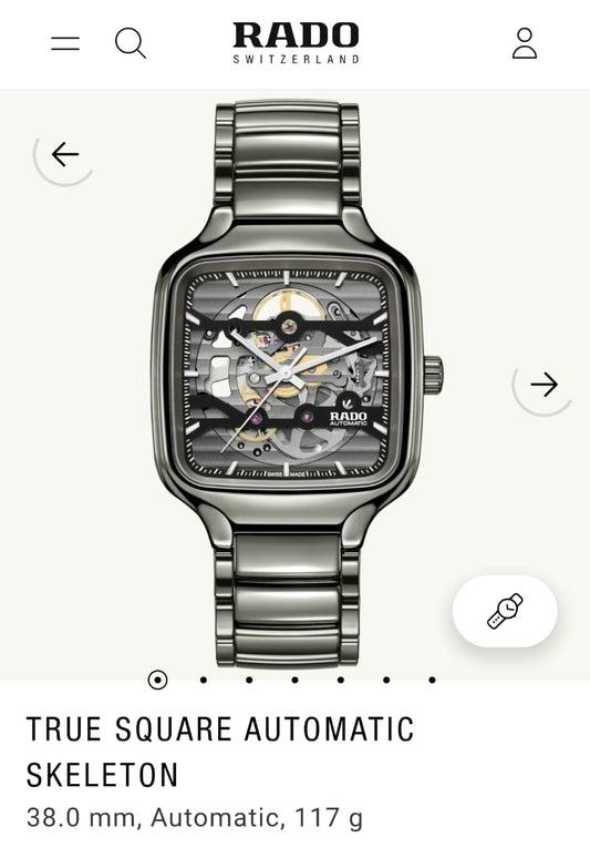 Ra.do True Square Automatic Skeleton