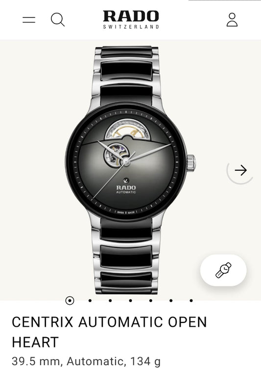 Rado Centrix Automatic Open Heart Japan Brown