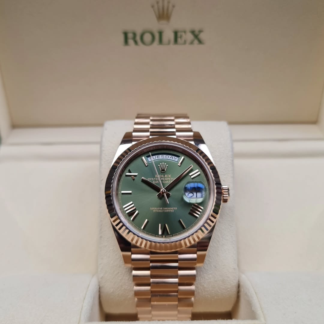 Rol.ex Oyster perpetual Day Date Automatic Copper-Green