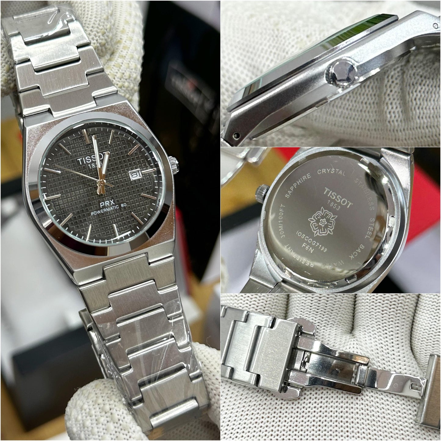 NEW TISSOT PRX POWERMATIC 80 SERIES BLACK DIAL