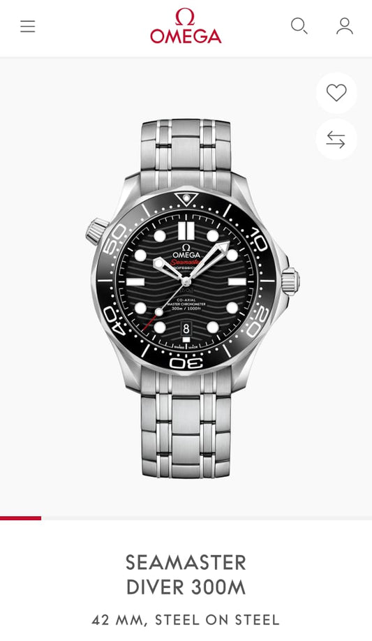 Om.ega Seamaster Diver 300M Automatic