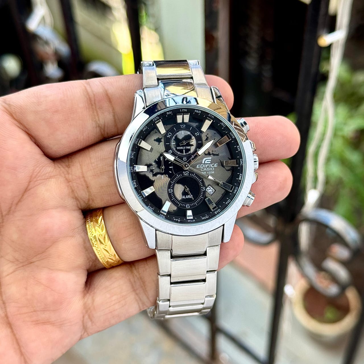 New Casio Edifice Ex295 World Map