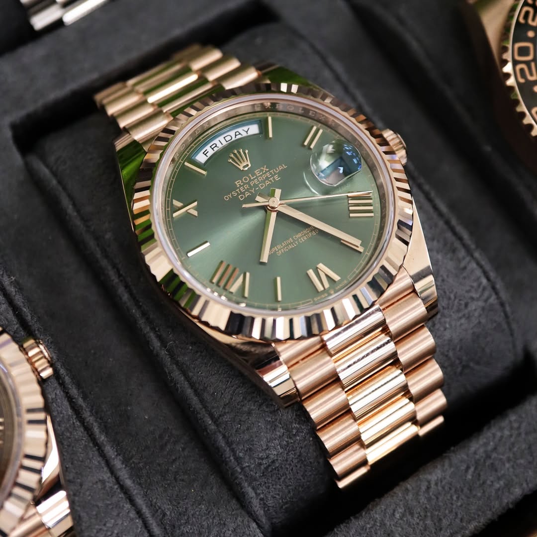 Rol.ex Oyster perpetual Day Date Automatic Copper-Green