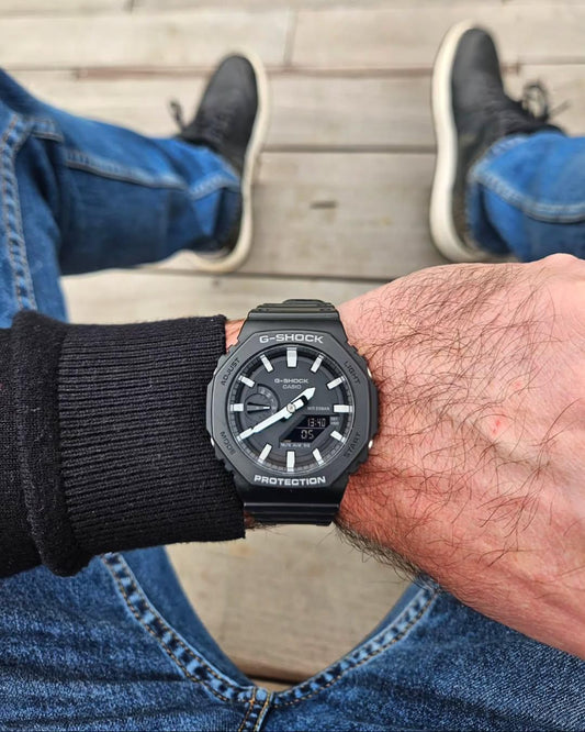 NEW G SHOCK GA 2100 white black