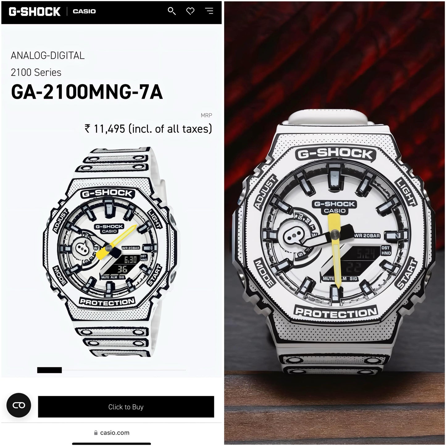 NEW G-Shock GA2100 MANGA