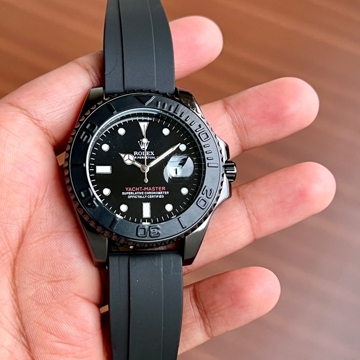 Rol.ex Oyster perpetual Yach Master Battery