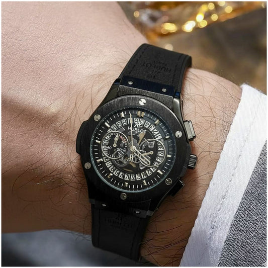 Hub.lot Big Bang Calendar Leather Belt