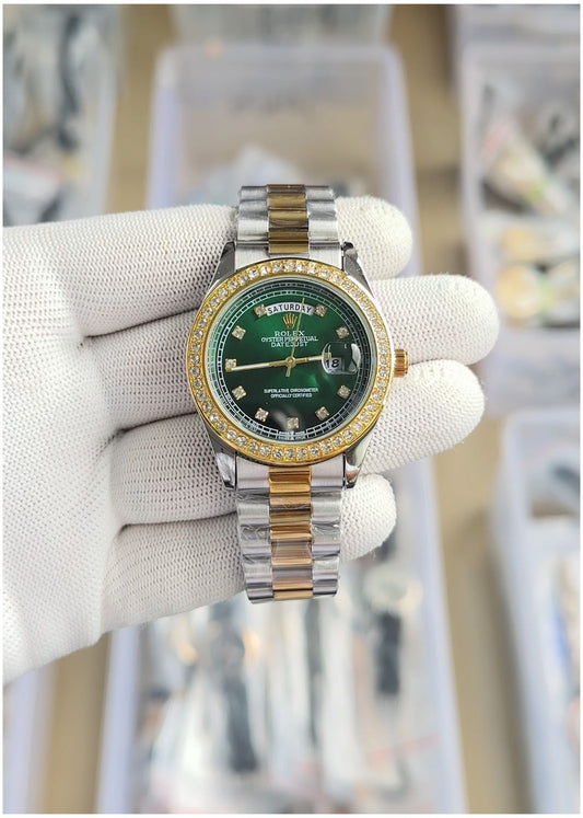 Rol.ex Oyster perpetual Day Date Diamond 40 Battery