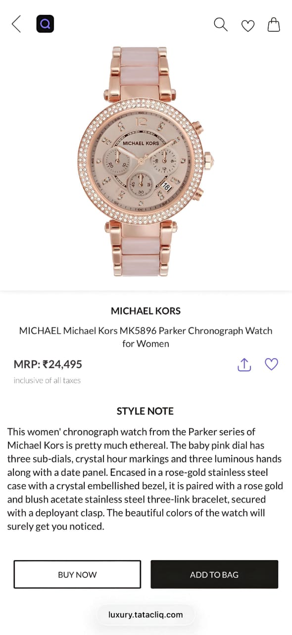 Mic.hael Kors Women's Parker Catalog Model