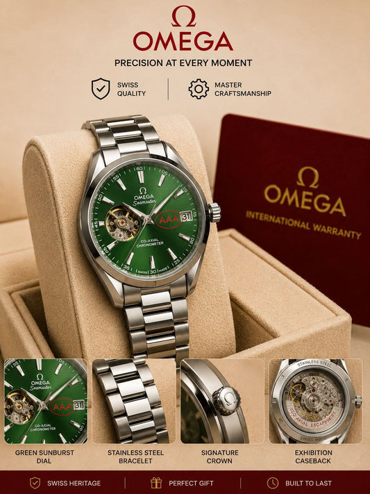 Om.ega Seamaster Open Heart