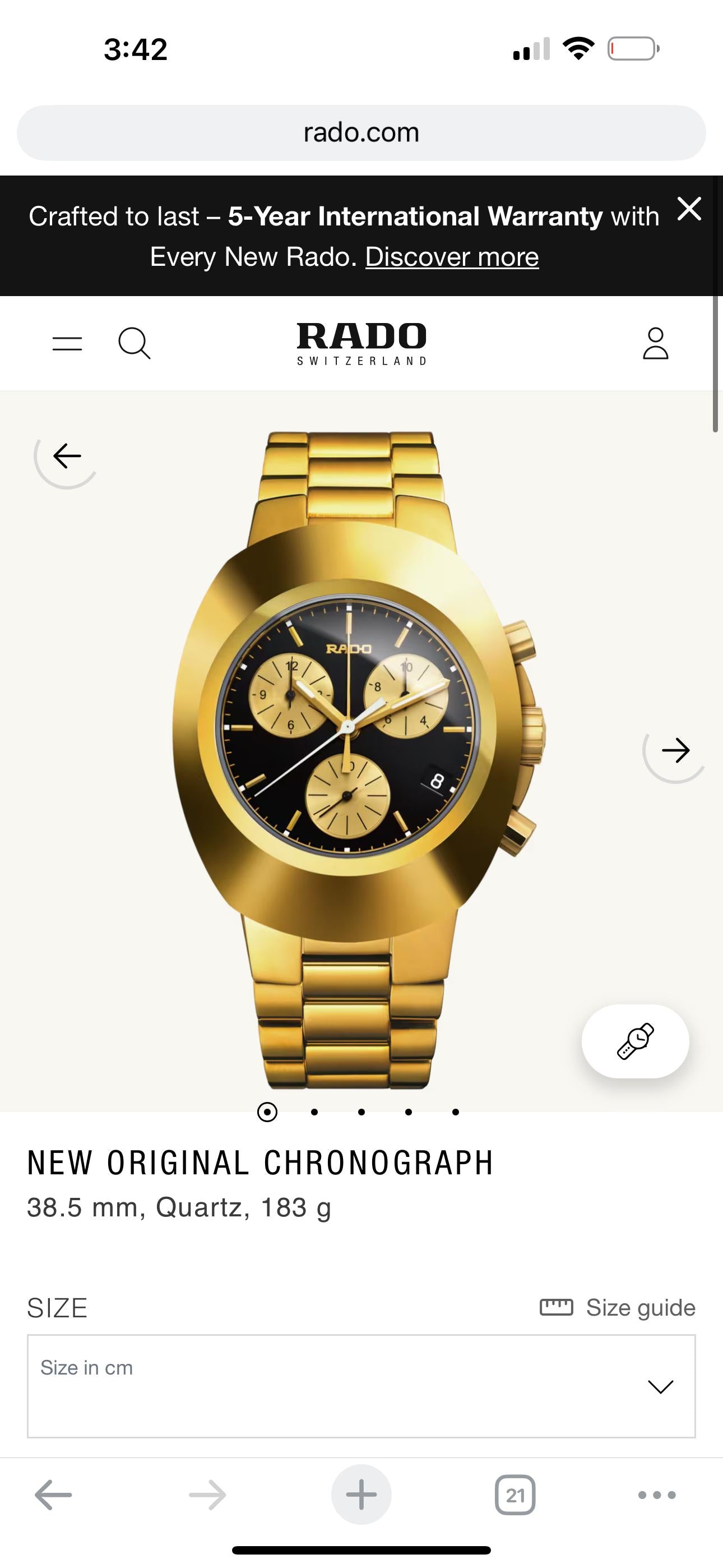 EXCLUSIVE RA.DO DIASTAR PREMIUM COLLECTION