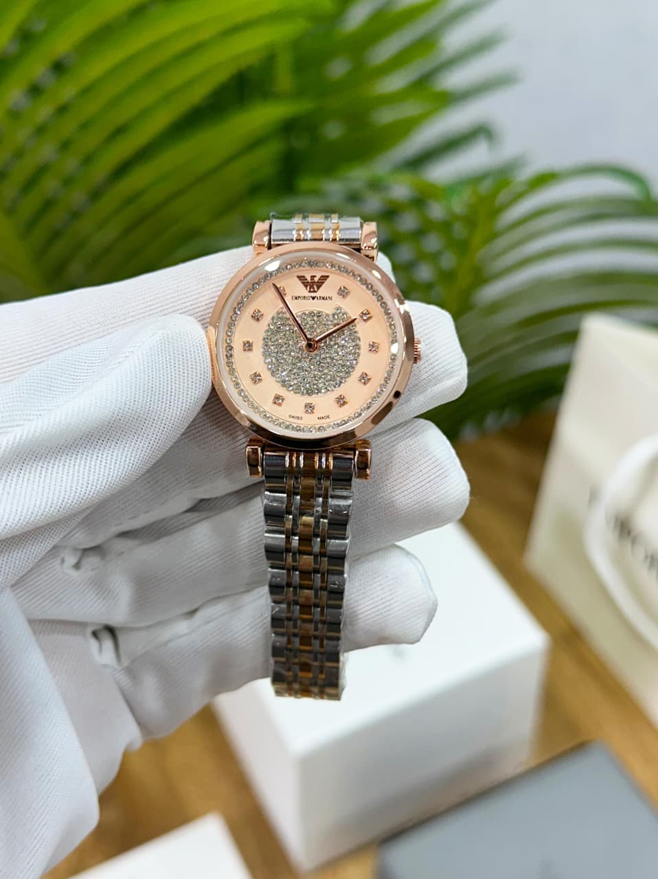 BEAUTIFUL ROSE GOLD EMPORIO ARMANI FOR HER