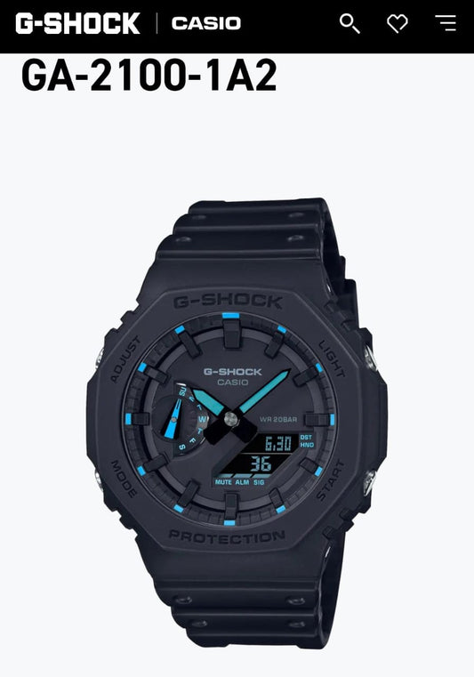 New Casio g shock ga2100