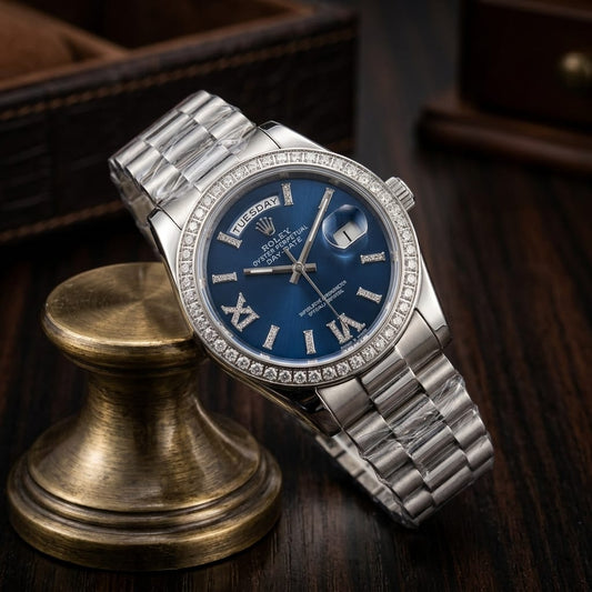Rol.ex Oyster Perpetual Day Date Diamond 40 Battery