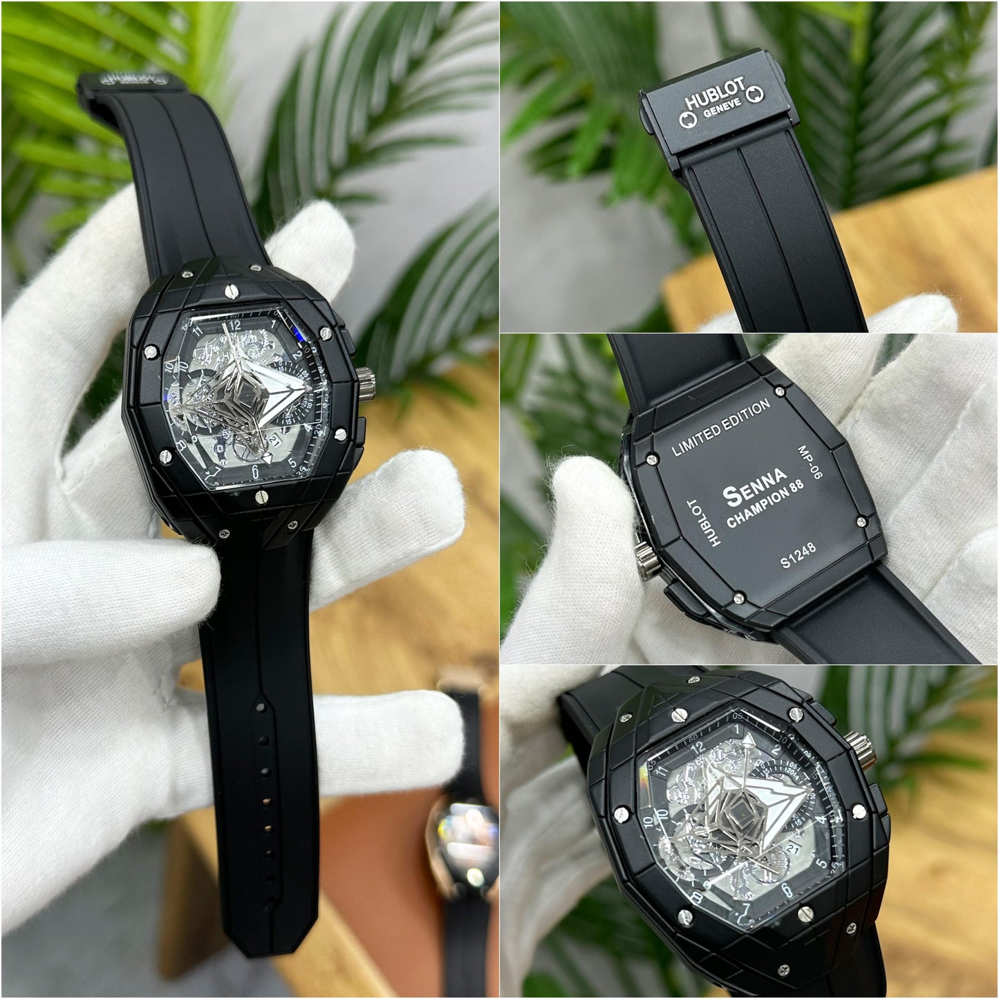 HUB.LOT BIG BANG SENNA CHAMPION LIMITED EDITION ALL BLACK