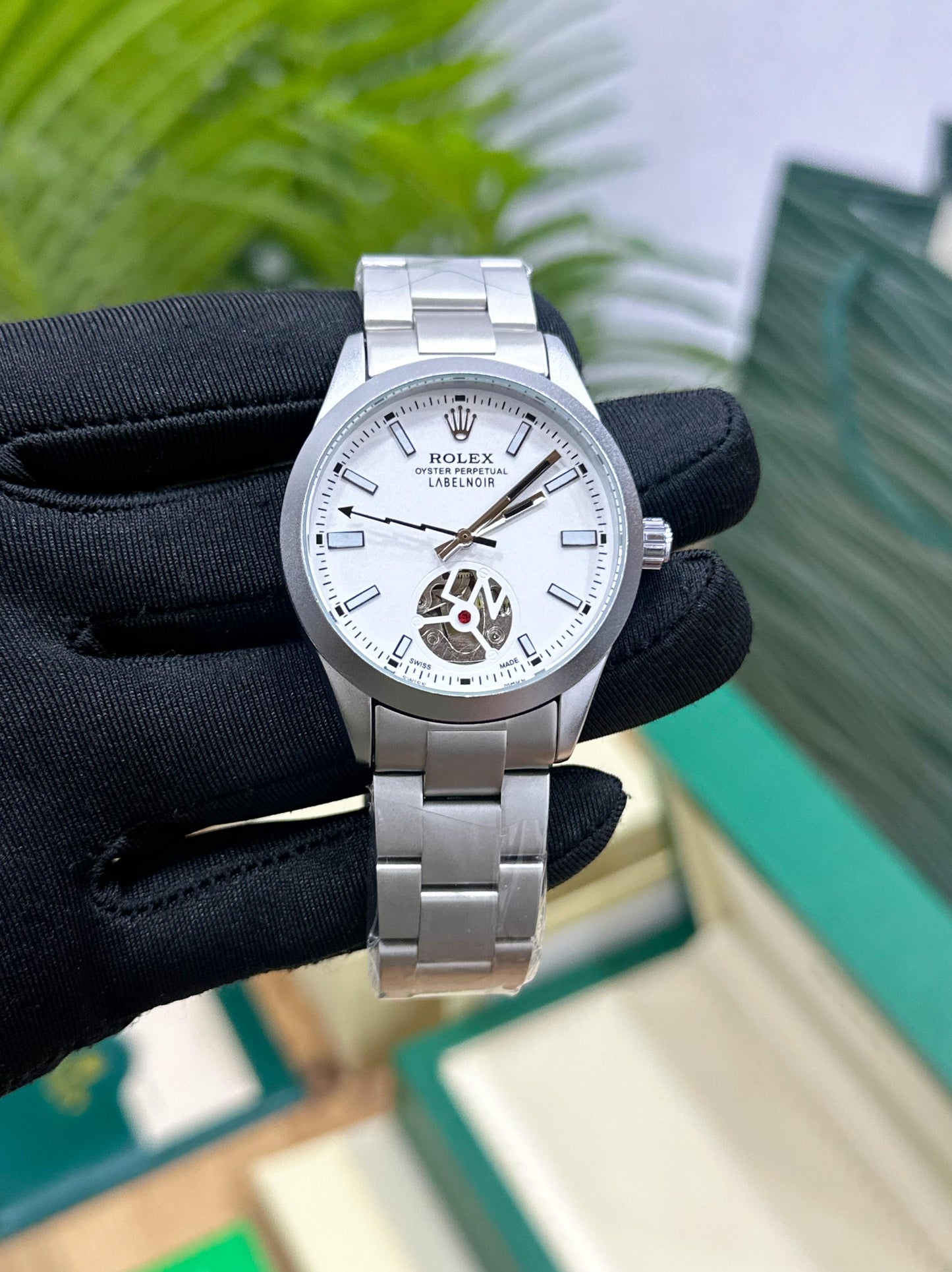 NEW & EXCLUSIVE ROL.EX LABELNOIR AUTOMATIC WHITE