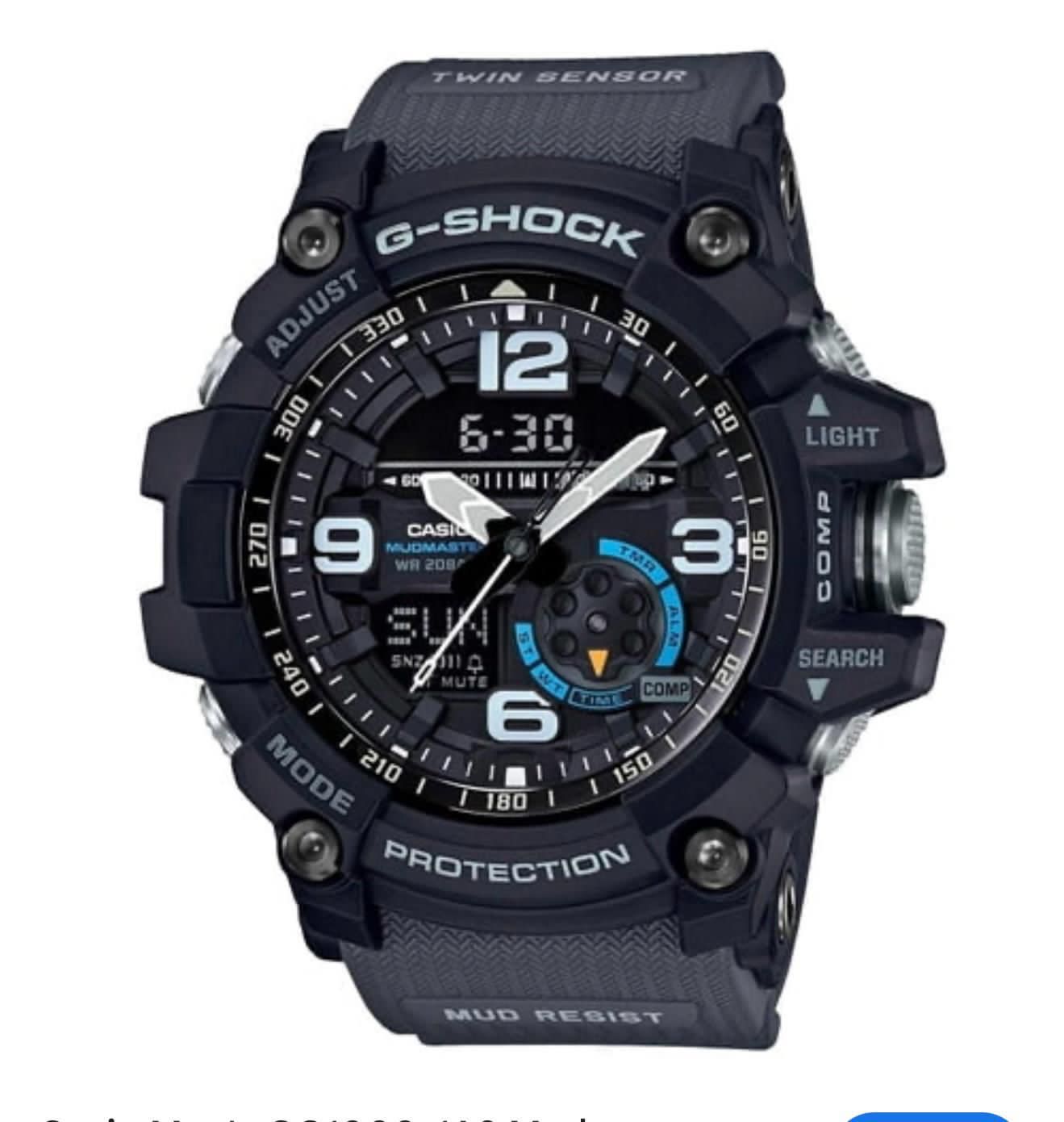 NewCasio G Shock Gg1000 Mud Master Grey Strap