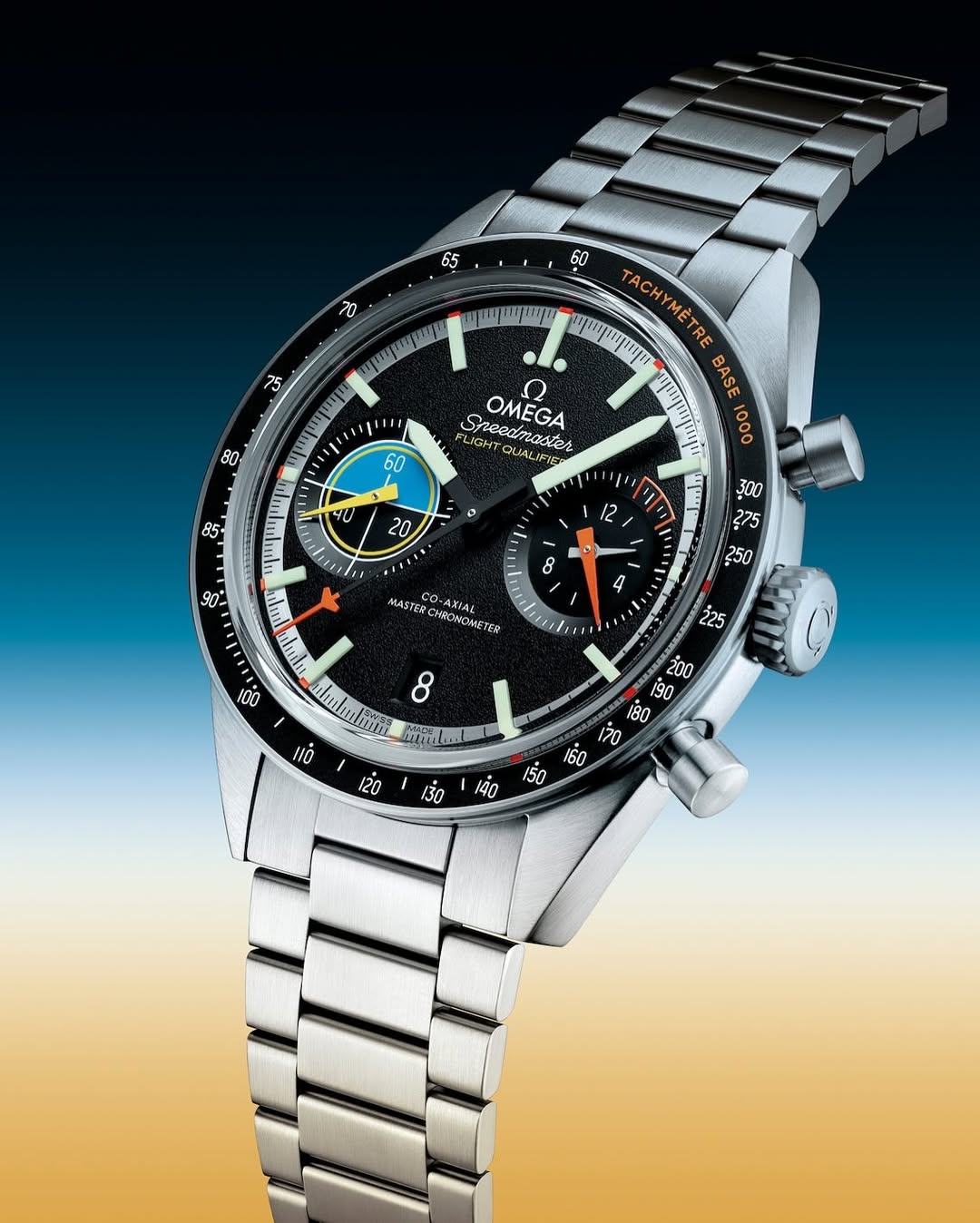 Om.ega Speedmaster Pilot Two Countries