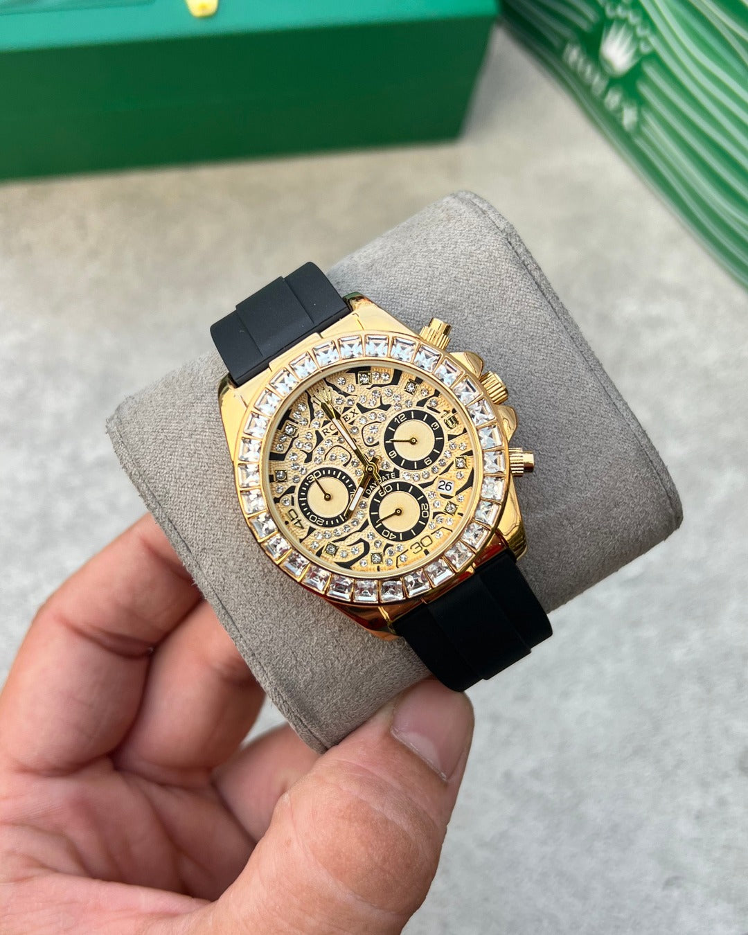 Rol.ex Oyster Perpetual Tiger Gold