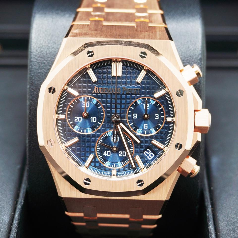 Aude.mars Pigeut Royal Oak Chronograph Blue