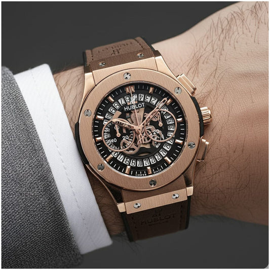Hub.lot Big Bang Calendar Leather Belt