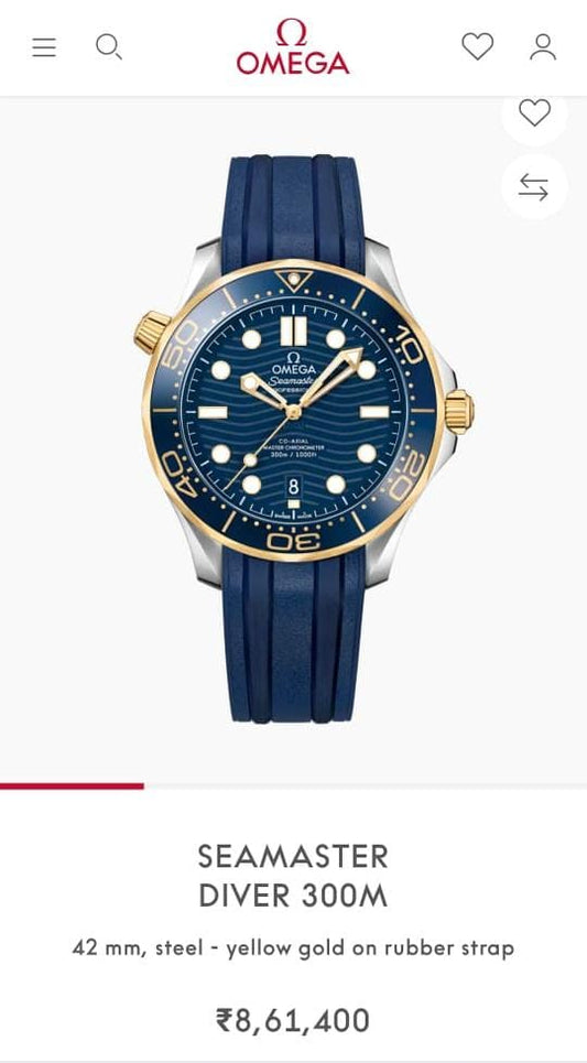 Om.ega seamaster Diver 300M
