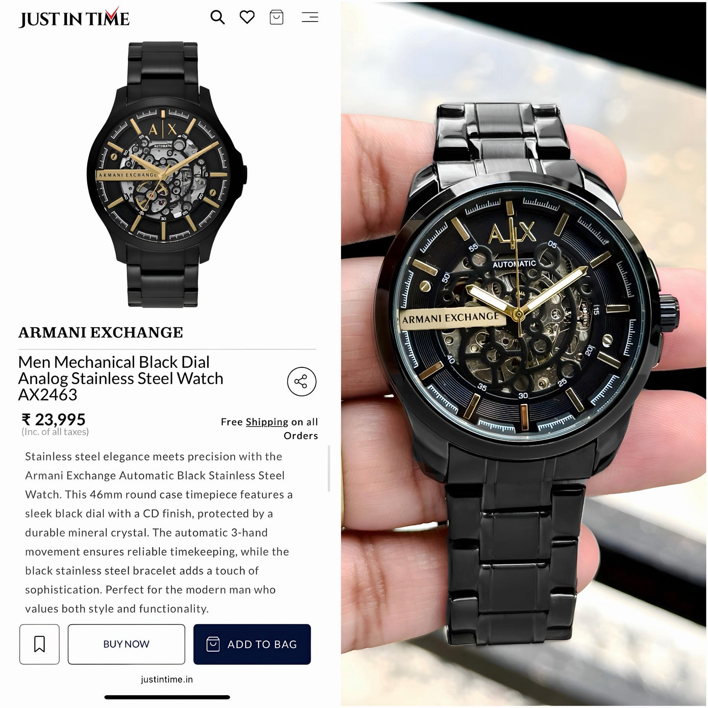 Ar.mani Exchange Ax2418 Hampton Automatic