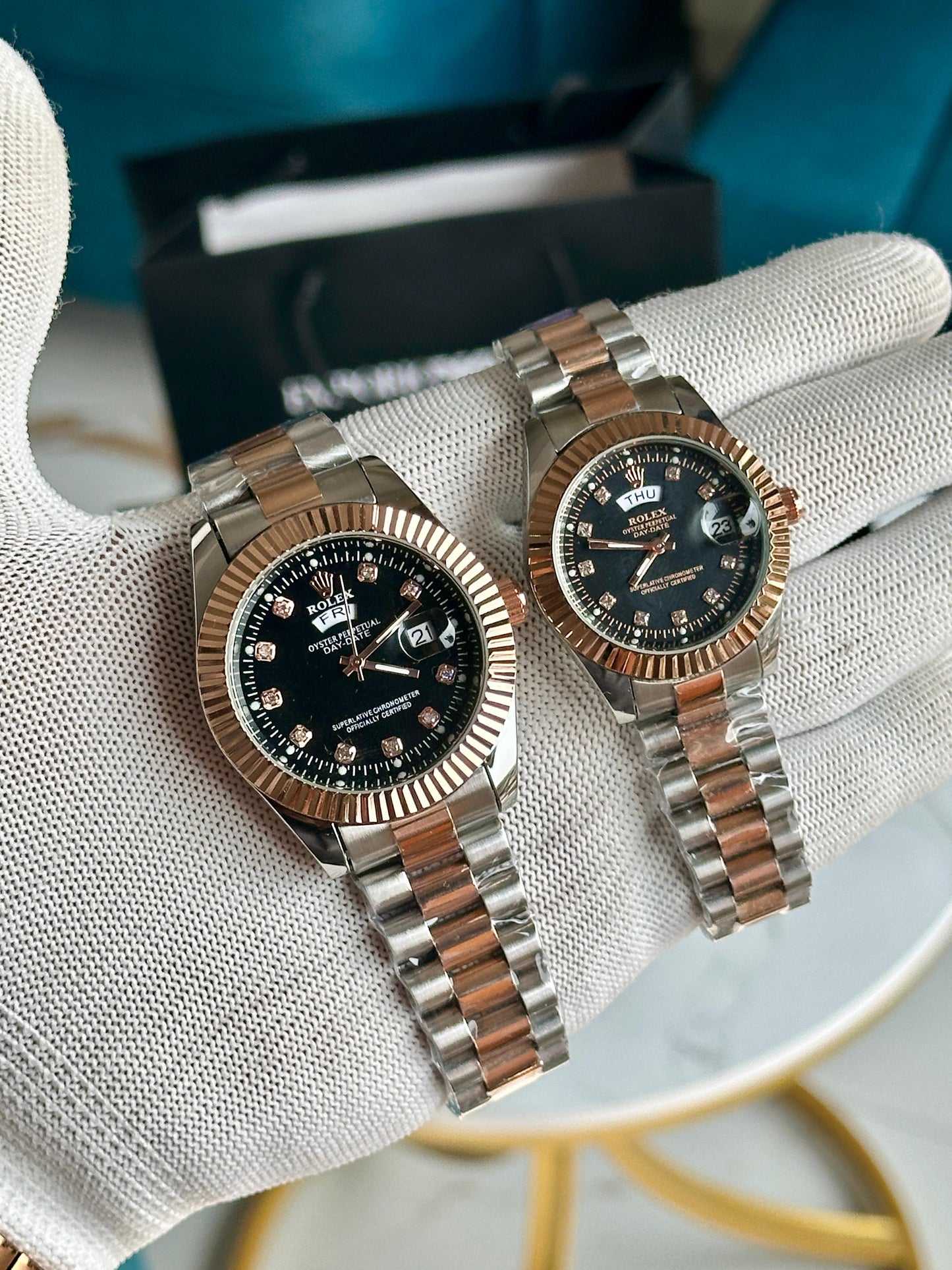 Rol.ex Oyster Day-Date Couple