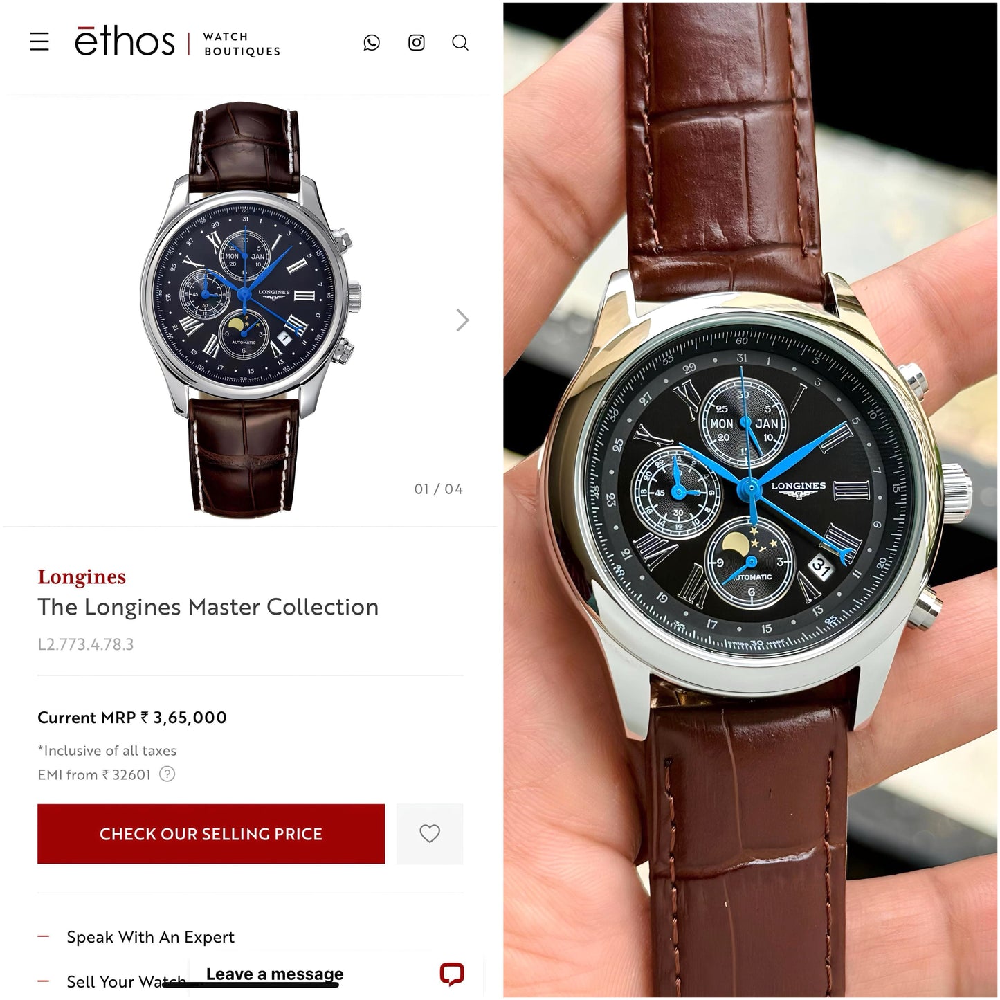 Lon.gines Hydro Master Collection