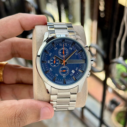 Ar.mani Exchange Hampton Silver-Blue