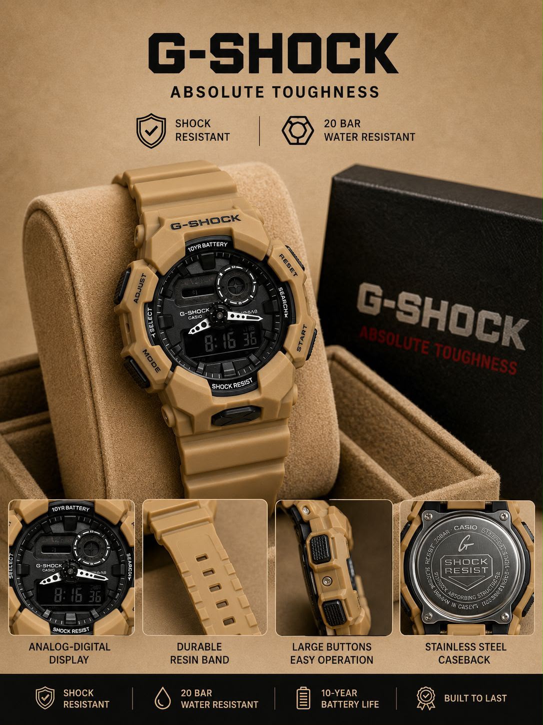 Ca.sio Gshock Ga-B0001