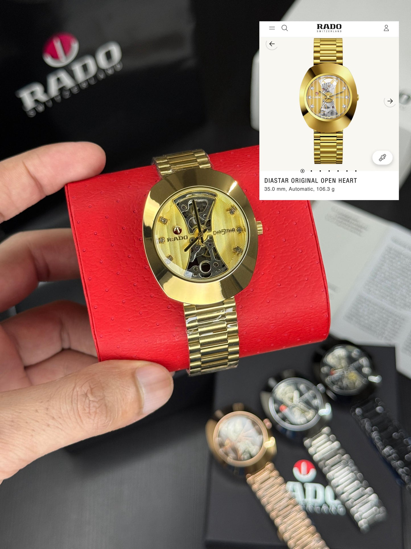 Ra.do Diastar Automatic Skeleton  gold