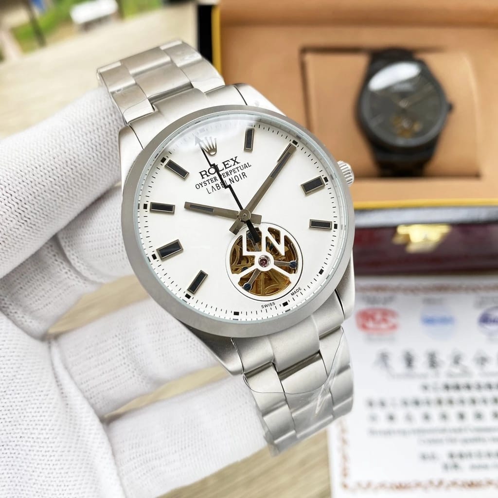 Rol.ex Oyster Perpetual Label Noir Automatic