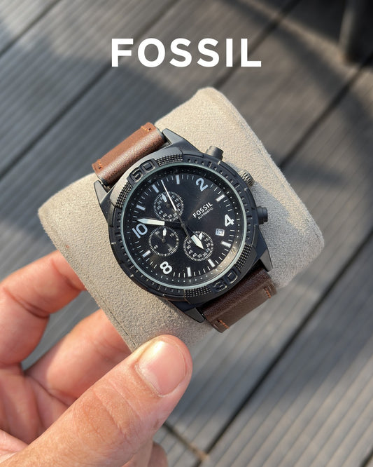 Fos.sil Bronson Chronograph Luggage Leather