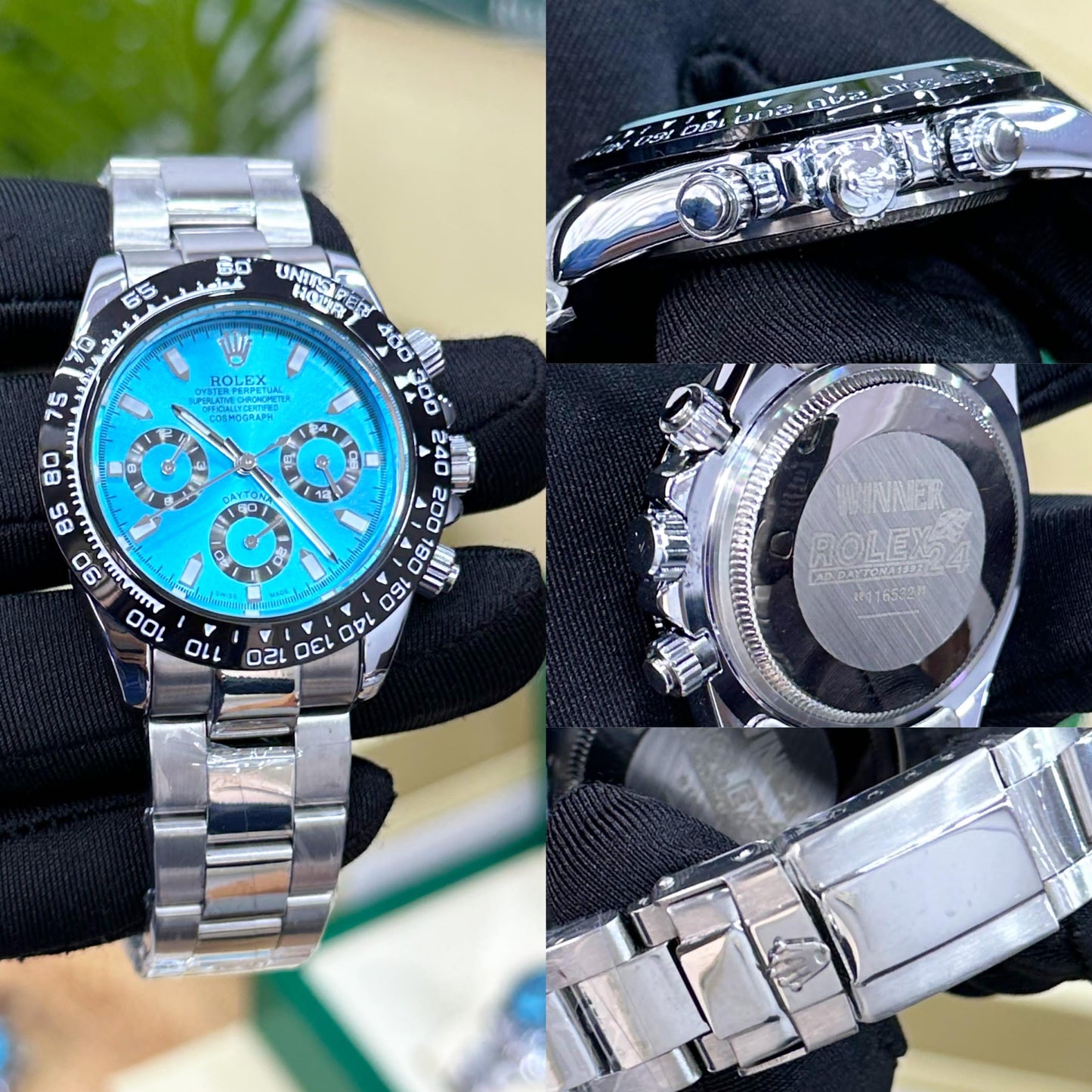 ROL.EX DAYTONA BLUE TIFFANY DIAL CELEBRITY CHOICE
