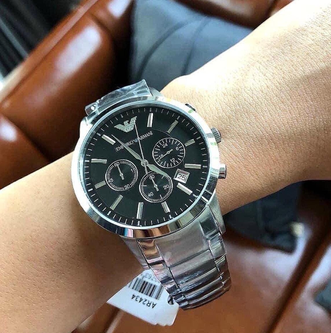 Emporio_Armani Classic Silver-Black