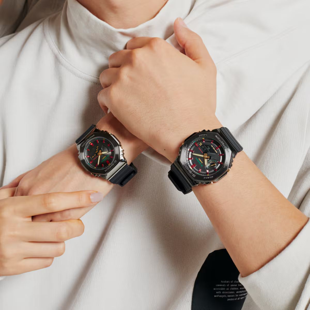 NEW G SHOCK GA-2100 BLACK RED