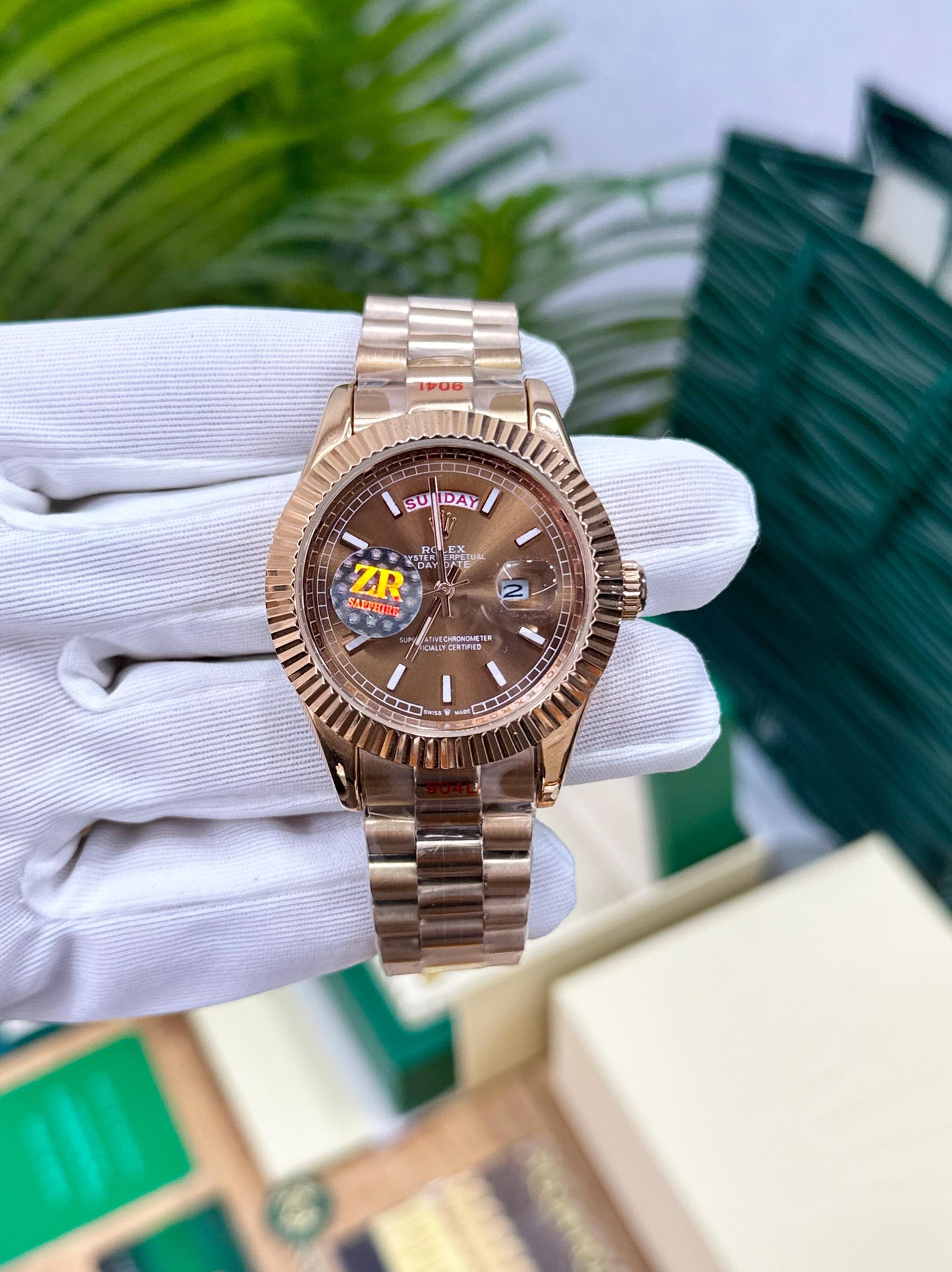 ROL.EX DAY-DATE CHOCOLATE