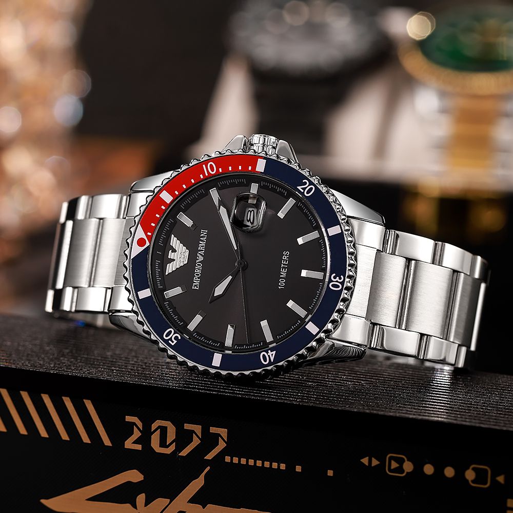 Em.porio Armani Classic 100M Silver-Black