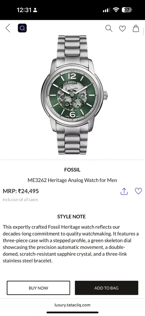 Fos.sil Heritage
Automatic