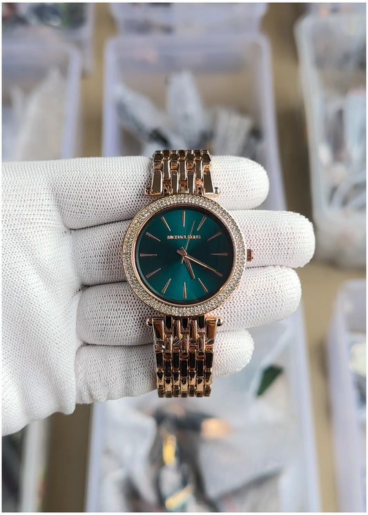 Mic.hael Kors Darci Copper-Green