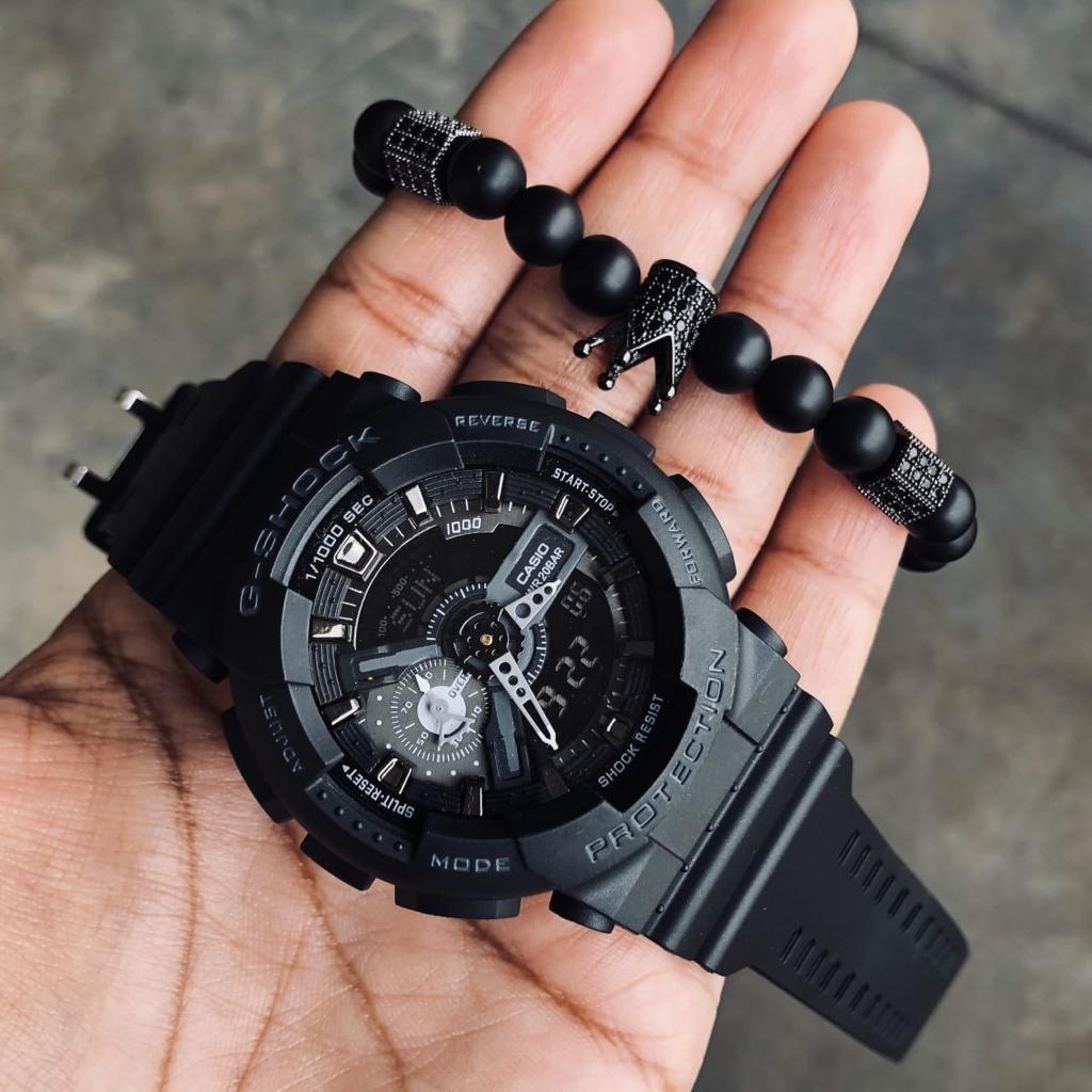 NEW G SHOCK GA-110 ALL BLACK