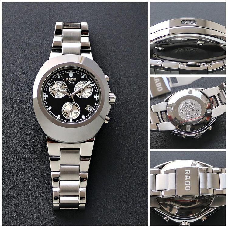 Ra.do 100M Chronograph AAA-QUALITY silver black