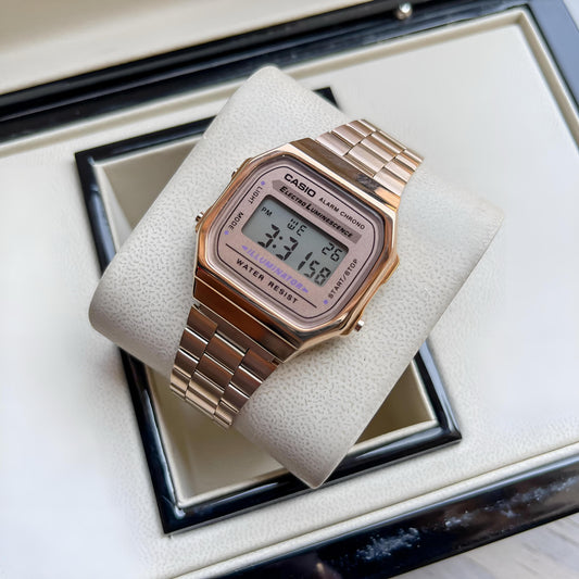 NEW CASIO VINTAGE ROSE GOLD UNISEX COLLECTION