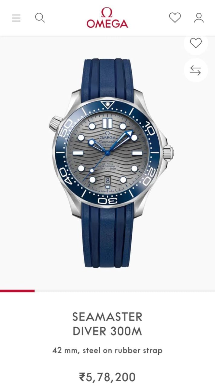 Om.ega seamaster diver 300M automatic