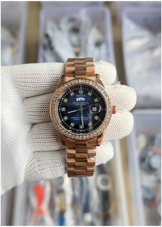 Rol.ex Oyster perpetual Day Date Diamond 40 Battery